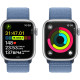 Смартгодинник Apple Watch Series 9 GPS 41mm Silver Aluminium Case with Winter Blue Sport Loop Оригінальний, Новий