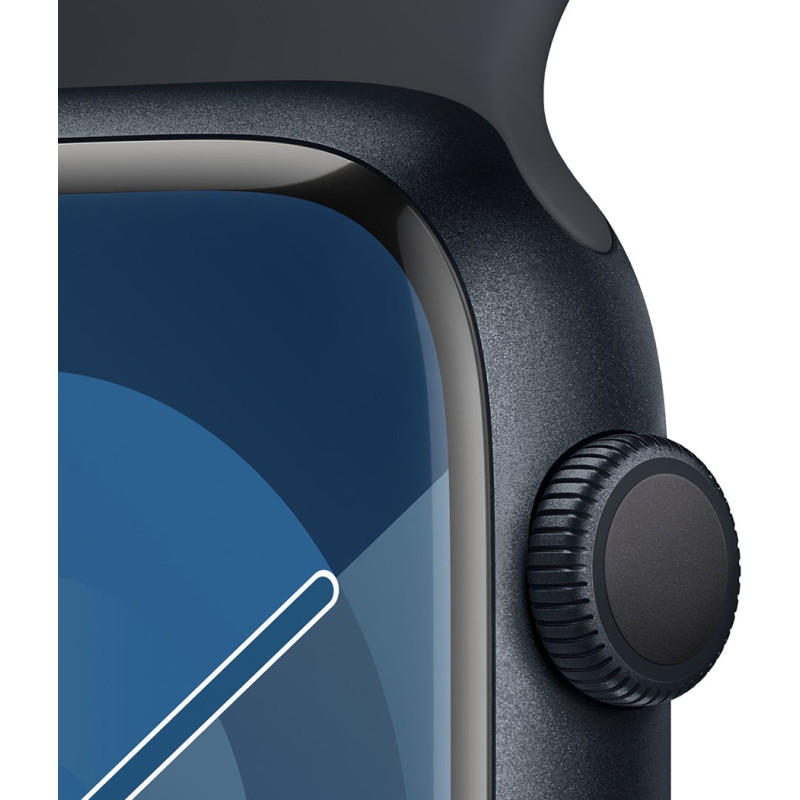 Смартгодинник Apple Watch Series 9 GPS 45mm Midnight Aluminium Case with Midnight Sport Band – S/M Оригінальний, Новий