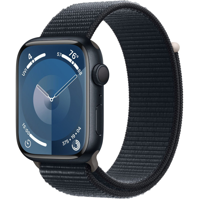 Смартгодинник Apple Watch Series 9 GPS 45mm Midnight Aluminium Case with Midnight Sport Loop Оригінальний, Новий