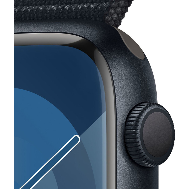 Смартгодинник Apple Watch Series 9 GPS 45mm Midnight Aluminium Case with Midnight Sport Loop Оригінальний, Новий