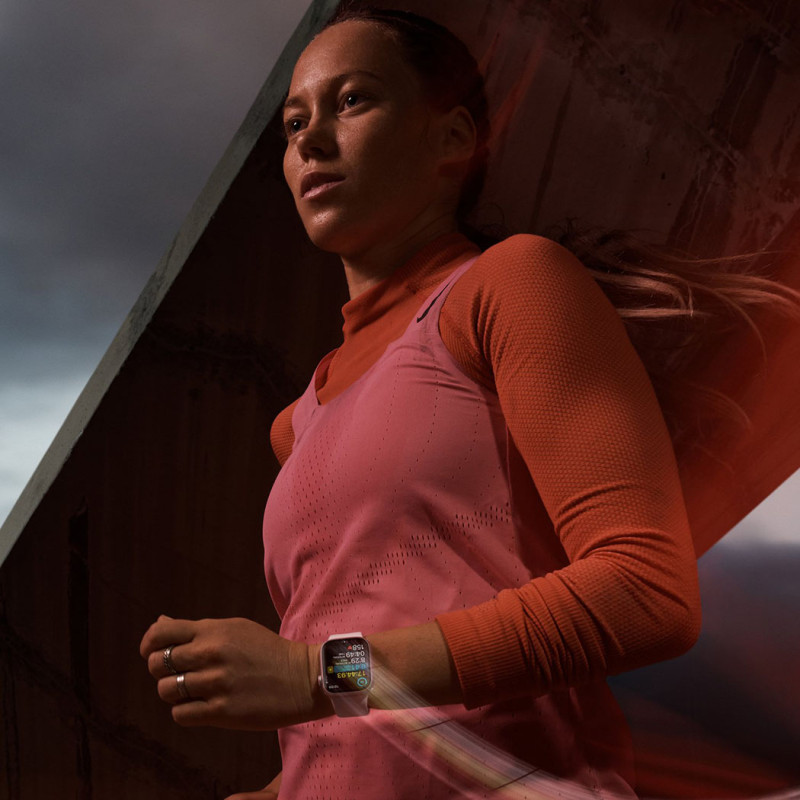 Смартгодинник Apple Watch Series 9 GPS 45mm Pink Aluminium Case with Light Pink Sport Band – M/L Оригінальний, Новий