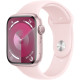 Смартгодинник Apple Watch Series 9 GPS 45mm Pink Aluminium Case with Light Pink Sport Band – S/M Оригінальний, Новий