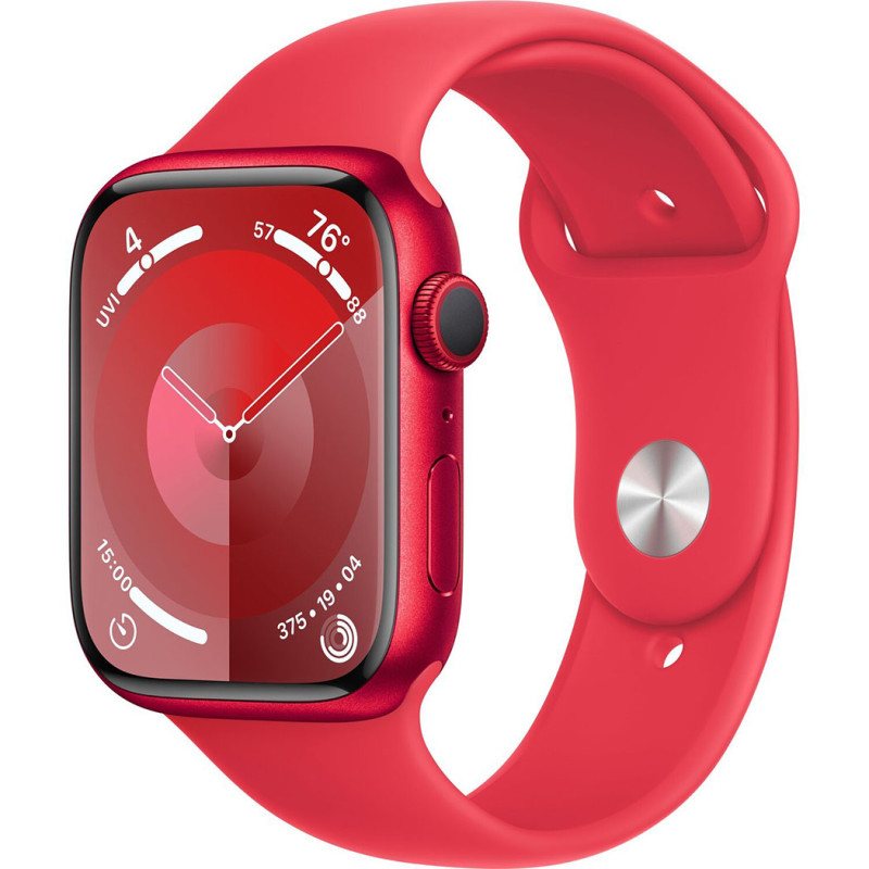 Смартгодинник Apple Watch Series 9 GPS 45mm RED Aluminium Case with RED Sport Band – S/M Оригінальний, Новий