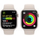Смартгодинник Apple Watch Series 9 GPS 45mm Starlight Aluminium Case with Starlight Sport Band – M/L Оригінальний, Новий