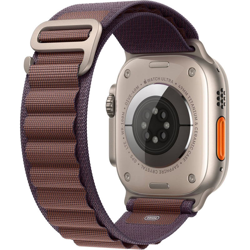 Смартгодинник Apple Watch Ultra 2 GPS + Cellular, 49mm Titanium Case with Indigo Alpine Loop – Large Оригінальний, Новий