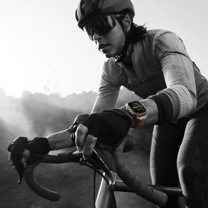 Смартгодинник Apple Watch Ultra 2 GPS + Cellular, 49mm Titanium Case with Orange Ocean Band Оригінальний, Новий