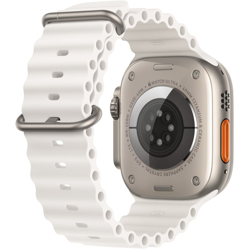 Смартгодинник Apple Watch Ultra 2 GPS + Cellular, 49mm Titanium Case with White Ocean Band Оригінальний, Новий