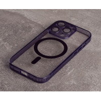 Силіконовий чохол MagSafe SHADE PHONE для iPhone 12 Pro Max темно-фіолетовий