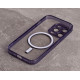 Силіконовий чохол MagSafe SHADE PHONE для iPhone 15 Pro Max темно-фіолетовий