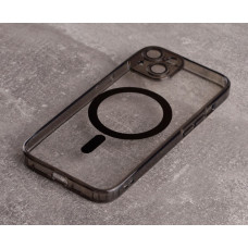 Силіконовий чохол MagSafe SHADE PHONE для iPhone 14 чорний