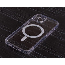 Силіконовий чохол MagSafe SHADE PHONE для iPhone 14 прозорий