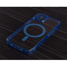 Силіконовий чохол MagSafe SHADE PHONE для iPhone 14 синій