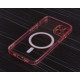 Силіконовий чохол MagSafe SHADE PHONE для iPhone 15 рожевий