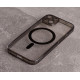 Силіконовий чохол MagSafe SHADE PHONE для iPhone 15 Plus чорний