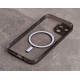 Силіконовий чохол MagSafe SHADE PHONE для iPhone 15 Plus чорний
