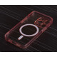 Силіконовий чохол MagSafe SHADE PHONE для iPhone 15 Pro Max рожевий