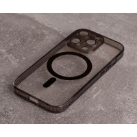 Силіконовий чохол MagSafe SHADE PHONE для iPhone 15 Pro Max чорний