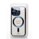 Силіконовий чохол SHINING with MagSafe для iPhone 15 Pro темно-синій