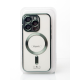 Силіконовий чохол SHINING with MagSafe для iPhone 14 Pro Max зелений