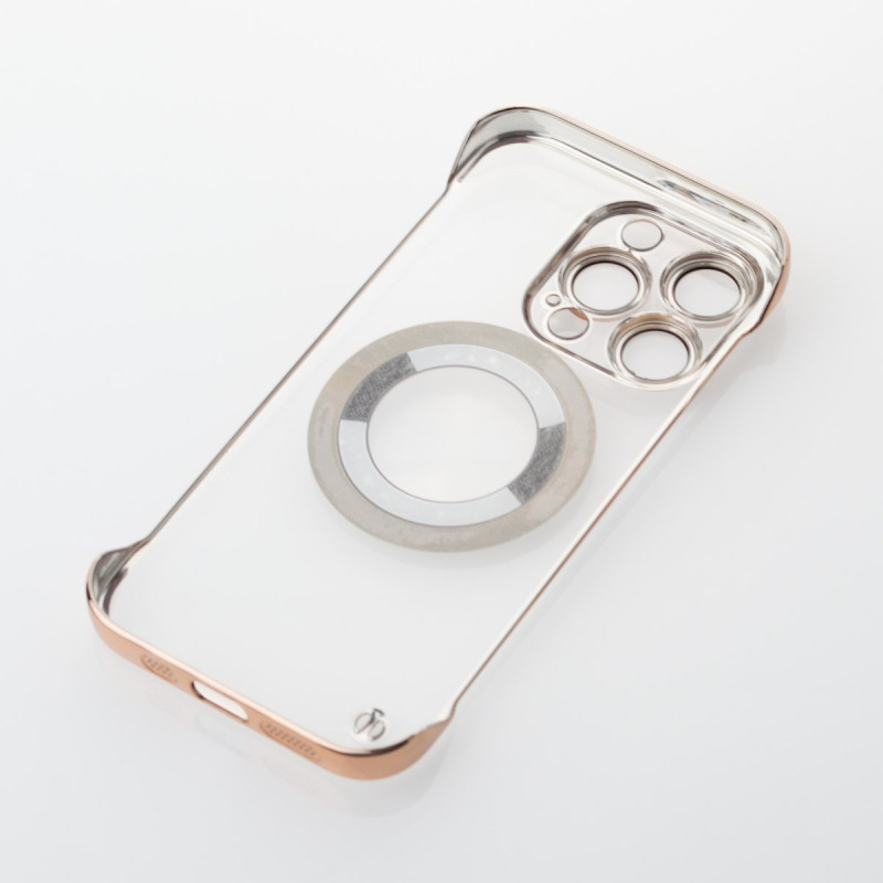 Пластиковий чохол MagSafe SLIM CASE для телефону iPhone 14 Pro Max золотий
