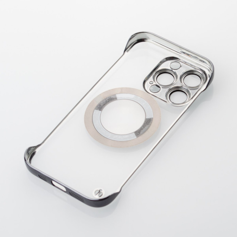 Пластиковий чохол MagSafe SLIM CASE для телефону iPhone 15 Pro чорний