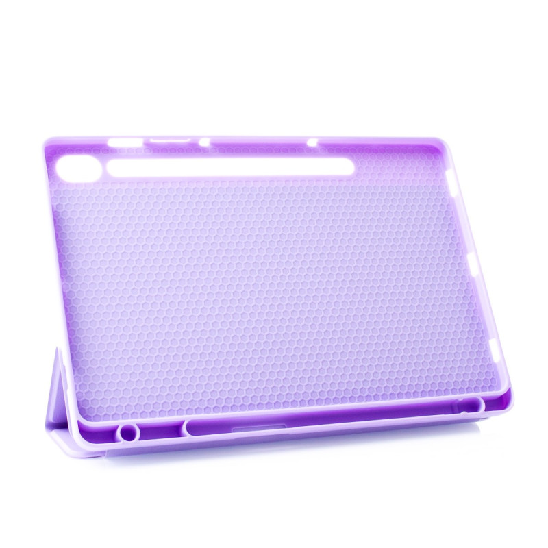 Чохол зі штучної шкіри SmartCover для планшета Samsung Galaxy Tab S9 FE фіалковий