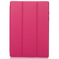 Чохол зі штучної шкіри SmartCover для планшета Samsung Galaxy Tab A8 10.5 (2021) малиновий