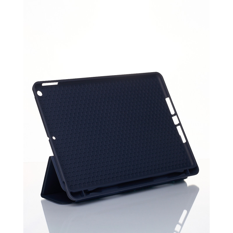 Чохол зі штучної шкіри SmartCover для планшета Apple iPad 10.2 (2021) темно-синій