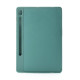 Чохол зі штучної шкіри SmartCover для планшета Samsung Galaxy Tab S9 FE темно-зелений