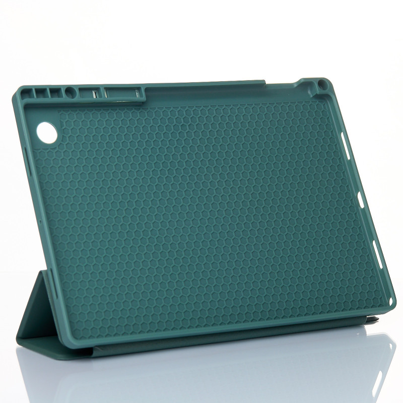 Чохол зі штучної шкіри SmartCover для планшета Samsung Galaxy Tab A8 10.5 (2021) темно-зелений