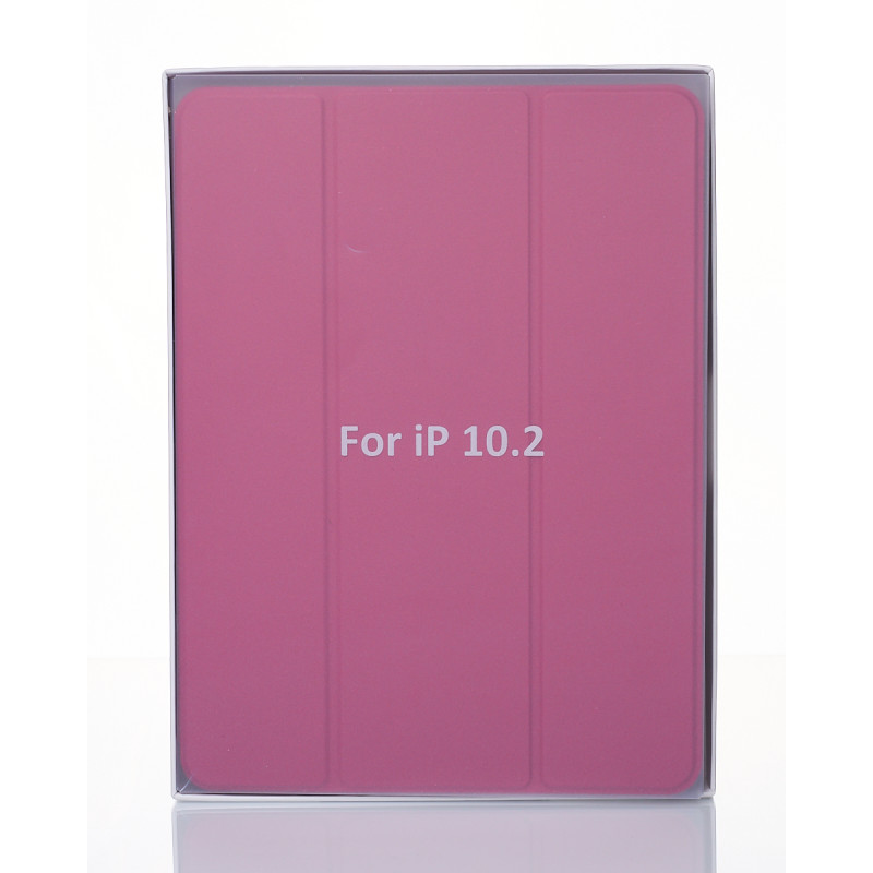 Чохол зі штучної шкіри SmartCover для планшета Apple iPad 10.2 (2021) малиновий