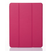 Чохол зі штучної шкіри SmartCover для планшета Apple iPad 10.2 (2021) малиновий