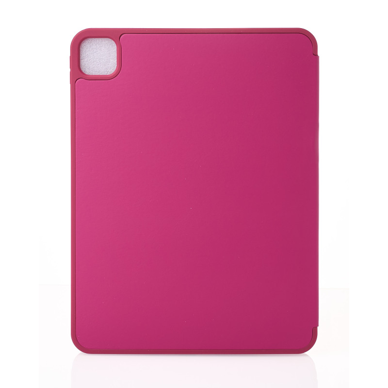 Чохол зі штучної шкіри SmartCover для планшета Apple iPad Pro 13 (2024) малиновий