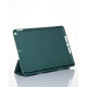 Чохол зі штучної шкіри SmartCover для планшета Apple iPad 10.2 (2021) темно-зелений