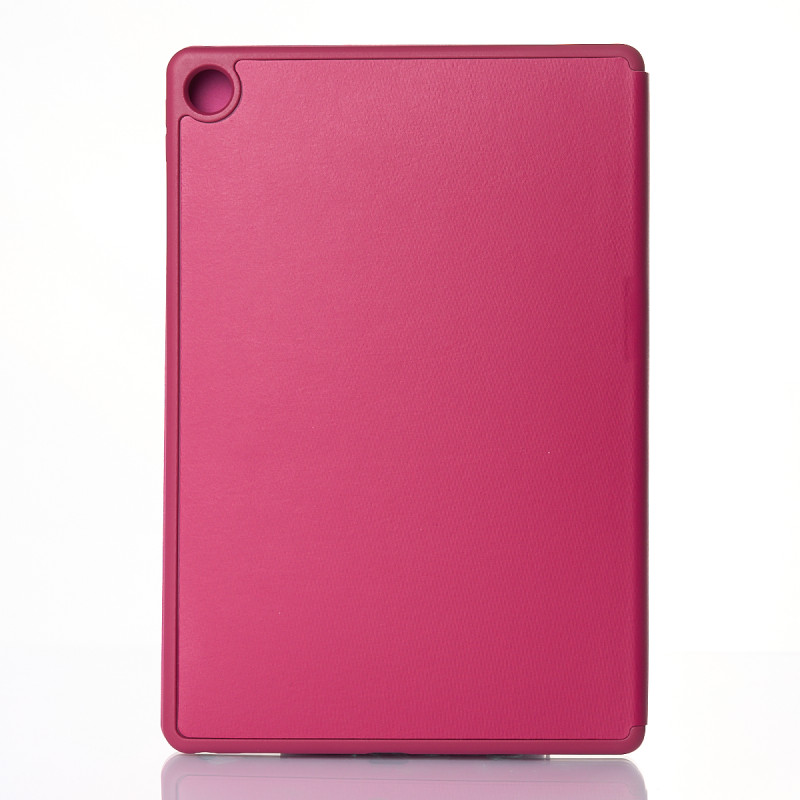 Чохол зі штучної шкіри SmartCover для планшета Lenovo Tab M10 Plus (3rd Gen) малиновий