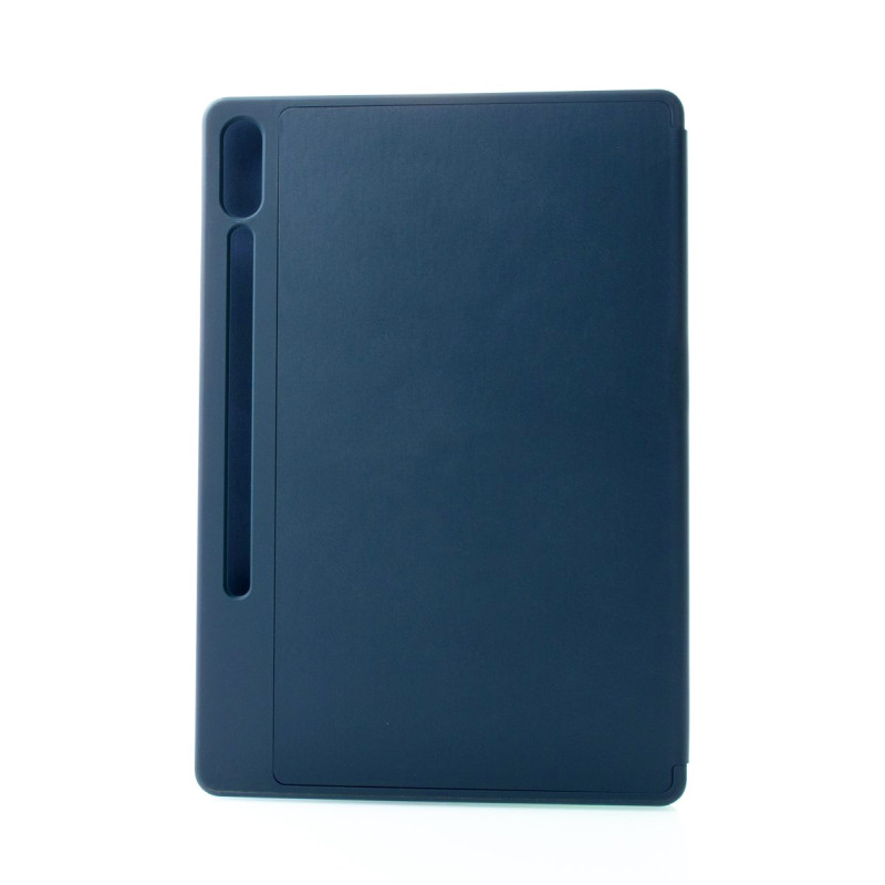 Чохол зі штучної шкіри SmartCover для планшета Samsung Galaxy Tab S9 FE Plus темно-синій