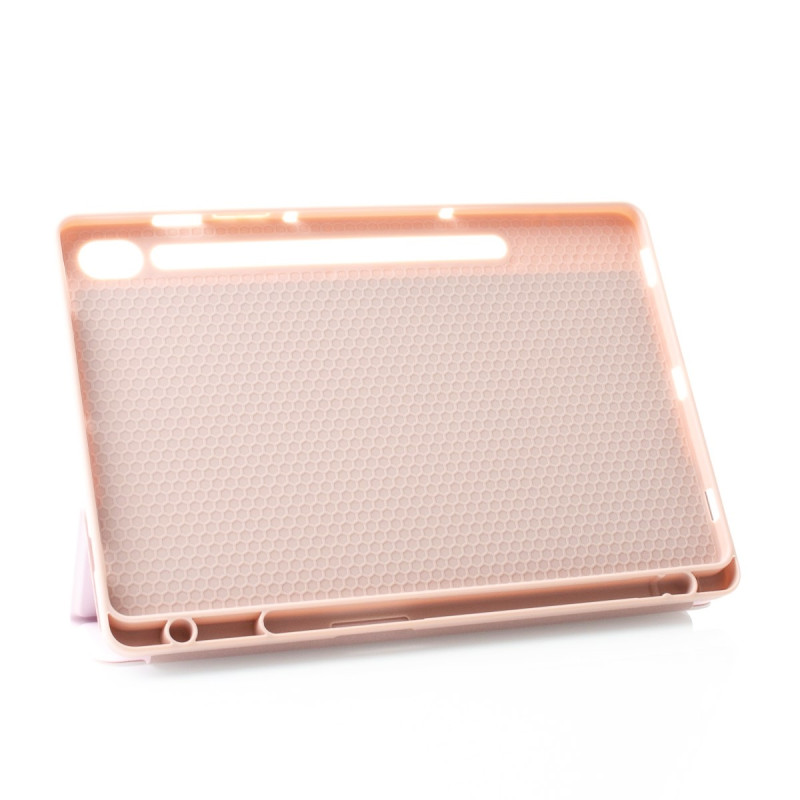 Чохол зі штучної шкіри SmartCover для планшета Samsung Galaxy Tab S9 FE пудра