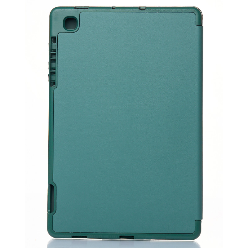 Чохол зі штучної шкіри SmartCover для планшета Samsung Galaxy Tab S6 Lite темно-зелений
