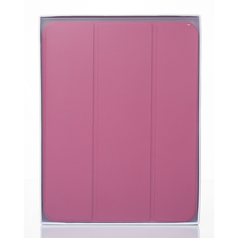 Чохол зі штучної шкіри SmartCover для планшета Apple iPad Air (2022) малиновий
