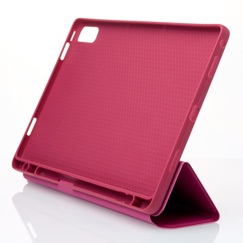 Чохол зі штучної шкіри SmartCover для планшета Lenovo Tab P11 (2nd Gen) малиновий