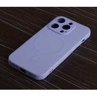 Силіконовий чохол MagSafe SOFT для iPhone 12 Pro Max блакитний