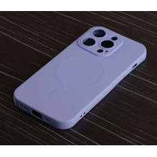 Силіконовий чохол MagSafe SOFT для iPhone 12 Pro Max блакитний