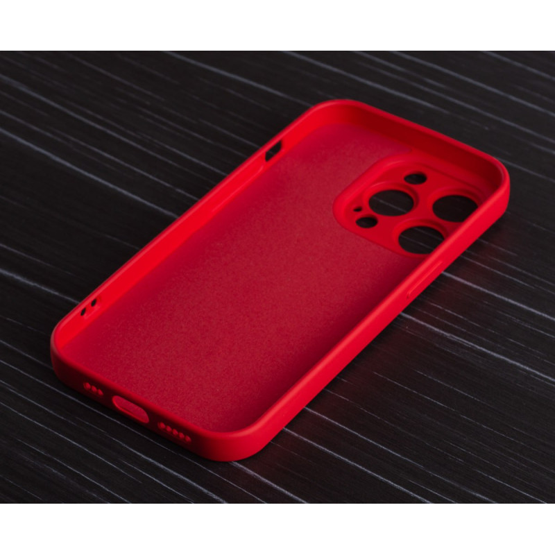 Силіконовий чохол MagSafe SOFT для iPhone 13 Pro Max червоний