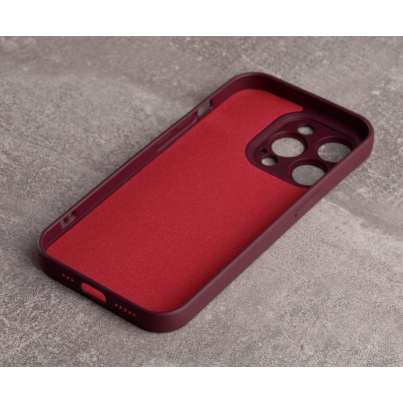 Силіконовий чохол MagSafe SOFT для iPhone 14 Pro Max бордовий