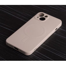 Силіконовий чохол MagSafe SOFT для iPhone 13 бежевий