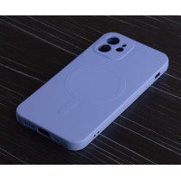 Силіконовий чохол MagSafe SOFT для iPhone 12 блакитний
