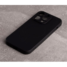 Силіконовий чохол MagSafe SOFT для iPhone 12 Pro Max чорний