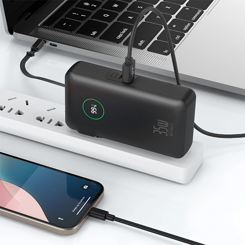 Портативное ЗУ Power Bank WIWU Wi-P049 PD20W with cable 10000 mAh