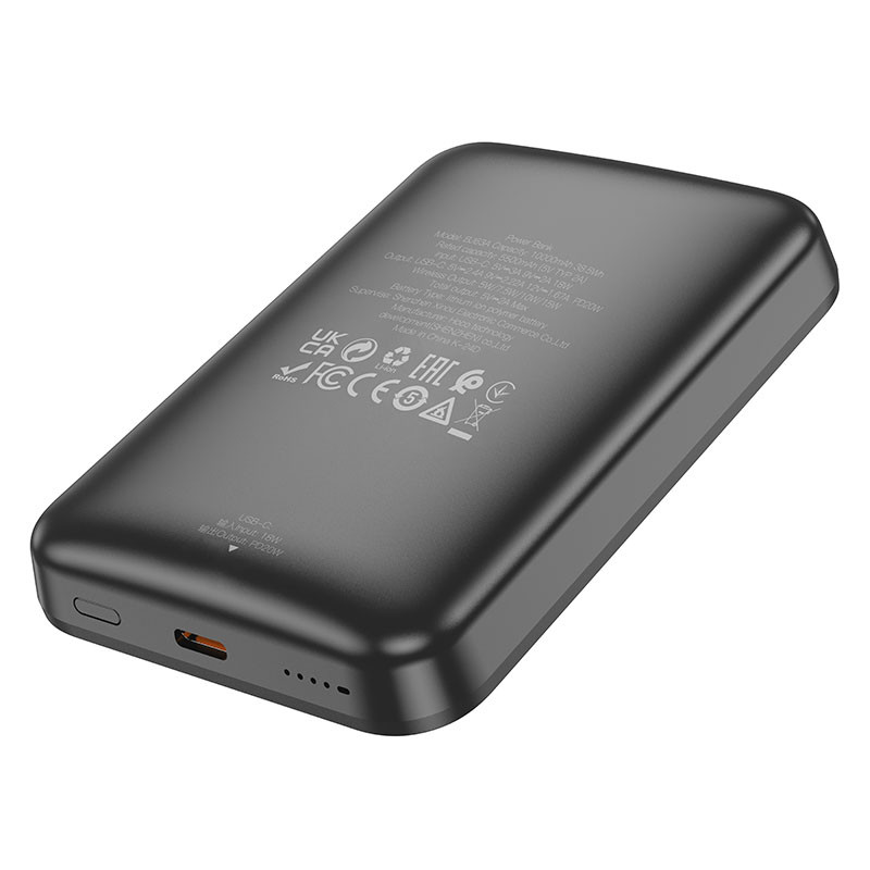 Портативное ЗУ Power Bank BOROFONE BJ63A Nimble PD20W с БЗУ 10000 mAh