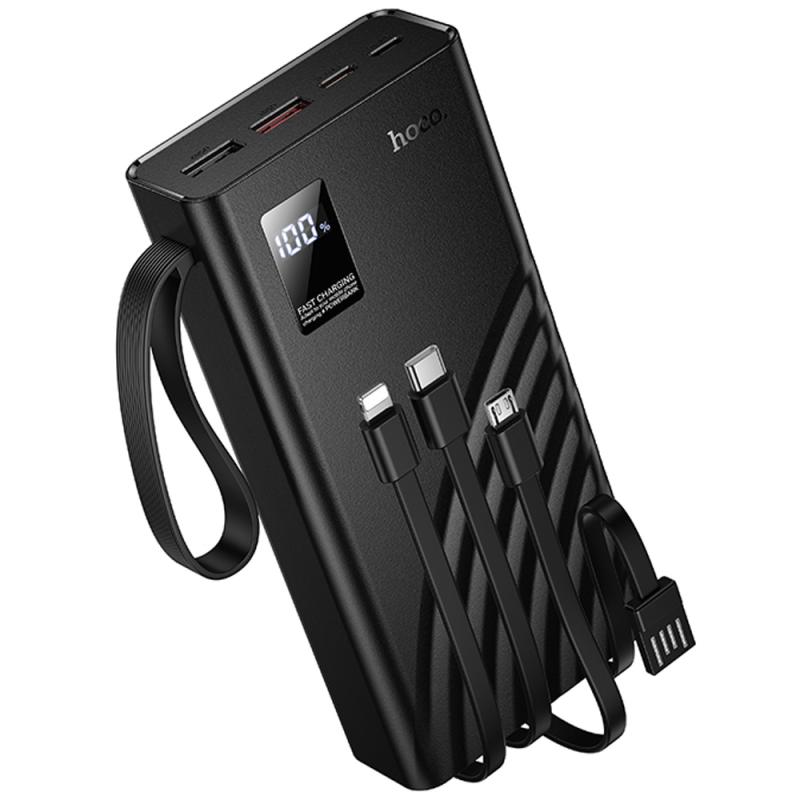 Портативное ЗУ Power Bank Hoco J155 Shine 22.5W+PD20W with 4 cables 20000 mAh